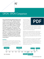 GPON - EPON Comparison: White Paper