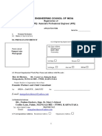 PE APE Registration Form