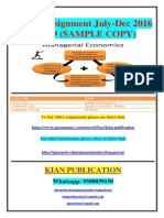 MS-09 July December 2016 Solved Assignment