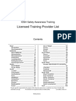 Training Provider List - 161214 Ver2