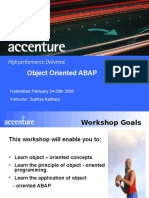 Object Oriented ABAP: Hyderabad February 24-26th 2006 Instructor: Subhas Katikala