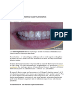 Dientes Supernumerarios