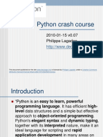 Python Crash Course 0.07