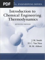 Introduction To Chemical Engineering Thermodynamics - 7th Ed