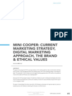 Mini Cooper Current MKT Strategy