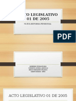 Acto Legislativo 01 de 2005