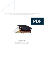 Analyse Du Secteur de L'éducation en Tunisie