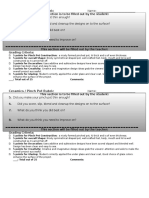 Pinch Pot Vase Self Assessment Rubric