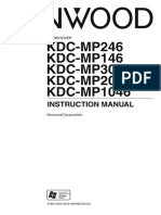 KDC-MP246 KDC-MP146 KDC-MP3046 KDC-MP2046 KDC-MP1046: Instruction Manual