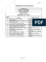 Paper Presentation Schedule: Time: 09:30 AM