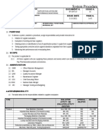 Supplier Evaluation and Performance Monitoring