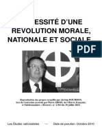 Sidos Pierre - Nécessité D'une Révolution Morale, Nationale Et Sociale