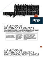 1.3 Lenguajes Orientados A Objetos