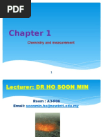 Chapter 1 - Chemistry and Measurement