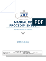 Manual de Procedimientos-Urgencias