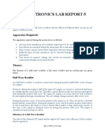 Rectifier Lab Report