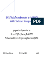 Software Extension To The PMBOK Guide Fifth Edition