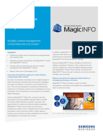 Magicinfo Player s3 Solutionbrief 20151005