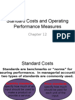 Standard Costs and Operating Performance Measures