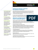 Infoblox Datasheet - DNS Traffic Control PDF