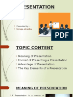 Presentation: Presented By