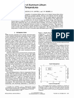 Mechanical Behavior of Aluminum-Lithium Alloys at Cryogenic Temperatures