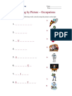 Spelling by Picture - Occupations