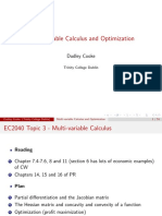 Hussian Matrix Economic Applications PDF