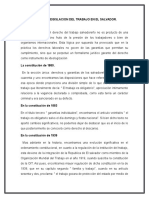 Evolucion de La Legislacion Del Trabajo en El Salvador 