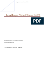 Alliage Nickel Titane