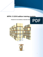 NFPA 13 2016 Edition Training Module: "Standard For The Installation of Sprinkler Systems"