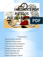 Enfermedades Por Riesgos Psicolaborales