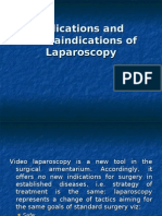 Indications and Contraindications of Laparoscopy1