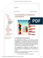 Características Cualitativa-Cuantitativa - Metodología de La Investigación