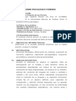 Informe Psicológico Forense Caso N°01