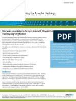 Cloudera Administrator Training For Apache Hadoop PDF