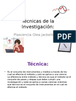 Técnicas de La Investigación