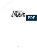 Statistics of The Galaxy Distribution