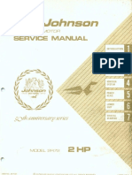 1972 Johnson 2HP Outboard Service Manual PDF