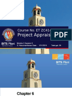 Project Appraisal: Course No. ET ZC414