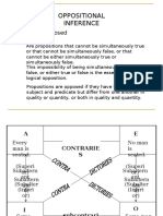 (Logic) Oppositional Inference