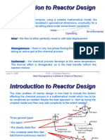 Iv-3 - Ideal Homogeneous Chemical Reactors