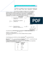 Operaciones Algebraicas