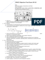 PHYSICAL SCIENCE Objective Final Exam Study Guide 09-10