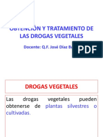 Clase 2 - Obtención y Tratamiento de Las Drogas Vegetales