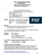 CHE 425 622 F15 Intro Sheet