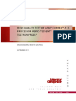 High Quality Test of Arm® Cortex™-A15 Processor Using Tessent® Testkompress®