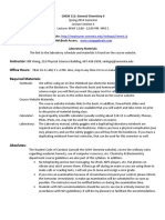 CHEM 112: General Chemistry II Spring 2014 Semester Lecture Section 4