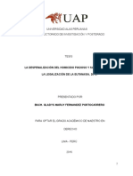 Tesis - La Despenalización de La Eutanasia RECONTRA VALIDO Y OKKKKK