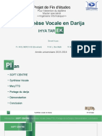 Synthese Vocale Darija 